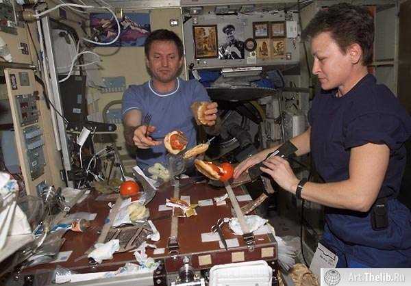 питание в космосе для детей