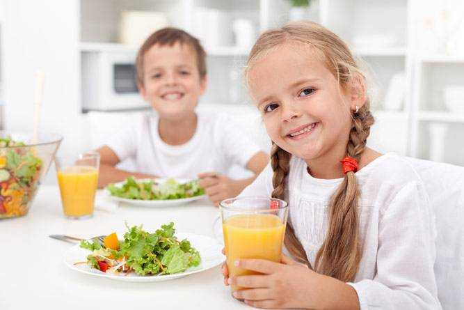 рацион питания для детей 10 лет